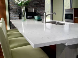 Artificial stone countertop for kitchen photo