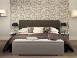 Wallpaper Feathers Bedroom Design
