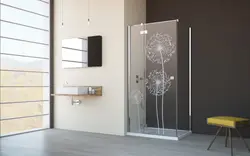 Дарҳои шишагӣ барои акси ванна