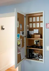 Hide the router in the hallway like on the wall photo