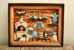 DIY ас үйдің қабырға панелінің фотосуреті