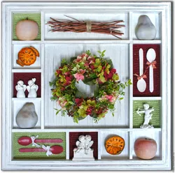 DIY mətbəx divar paneli fotoşəkili
