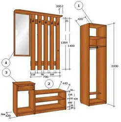 Hangers in the hallway dimensions photo