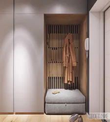 Hanger in a narrow hallway design