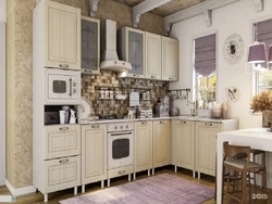 Beige kitchen Provence photo