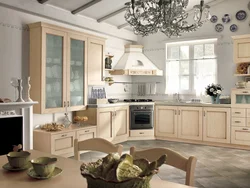 Beige kitchen Provence photo