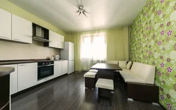Kitchen renovation as wallpaper photo