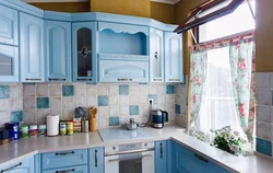 Repaint the kitchen a different color with your own hands photo