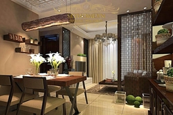 Separate the dining room from the kitchen photo