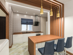 Separate the dining room from the kitchen photo