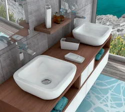 Modern bathroom sink design