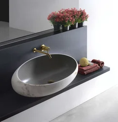 Modern bathroom sink design