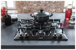 Варочная панель газовая фото на кухне