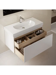 Bathroom sink with drawer photo