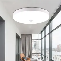 Lighting interior loggia