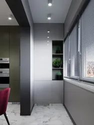 Lighting interior loggia