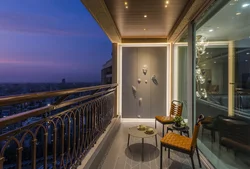 Lighting interior loggia