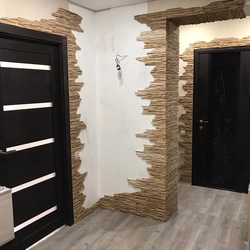 Сланец в интерьере прихожей