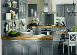 Boz interyerdə IKEA mətbəxi