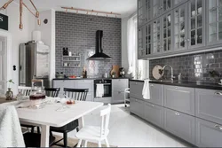 Boz interyerdə IKEA mətbəxi