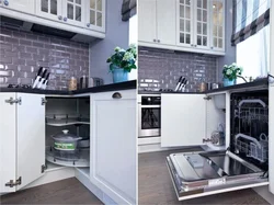 Угловая кухня икеа в интерьере