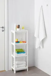 Floor-standing bathroom rack photo