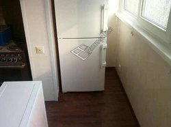 Refrigerator on the loggia design