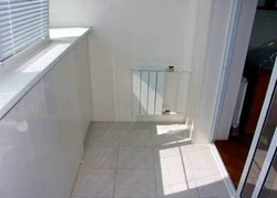 Photo of loggia floor tiles