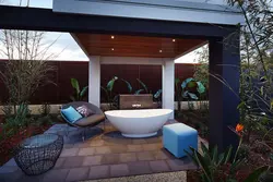 Outdoor bathroom photo