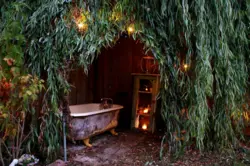 Outdoor bathroom photo