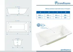 Rectangular bathtub photo dimensions