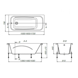 Rectangular Bathtub Photo Dimensions