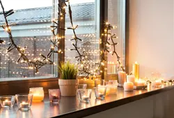 Garland in the kitchen interior