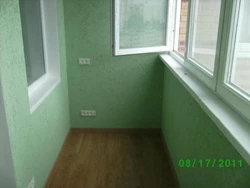 Bark Beetle Plaster Balcony Photo In The Apartment