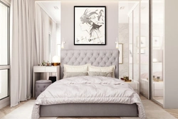 Mirror design in a small bedroom