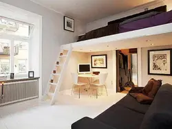 Apartment design with 5 meter ceilings