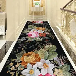 Carpet With Flowers In The Living Room Photo