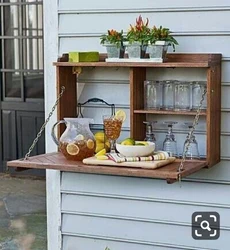 Kitchen from scrap materials photo