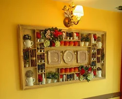 Kitchen from scrap materials photo