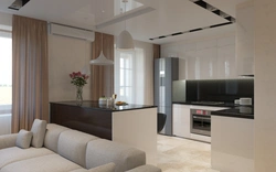 One-room apartments with two windows photo