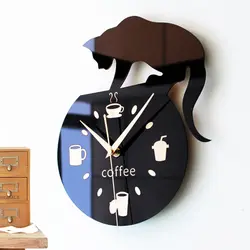 Modern clock for the kitchen photo