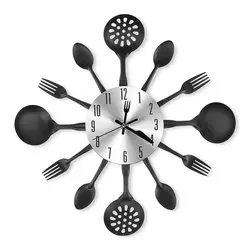 Modern clock for the kitchen photo
