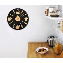 Modern clock for the kitchen photo