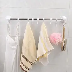 Hooks For Towels In The Bathroom Photo
