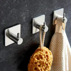 Hooks For Towels In The Bathroom Photo