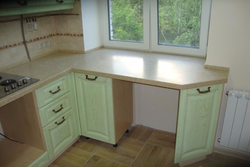 Small kitchen photo countertops