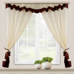 Curtains for the kitchen sizes photo