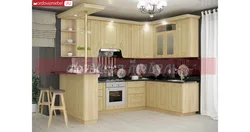Фота кухонных гарнітураў для сярэдняй кухні