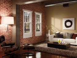 Brick Wall In The Interior Of The Apartment