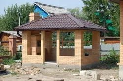Летняя кухня фото из блока